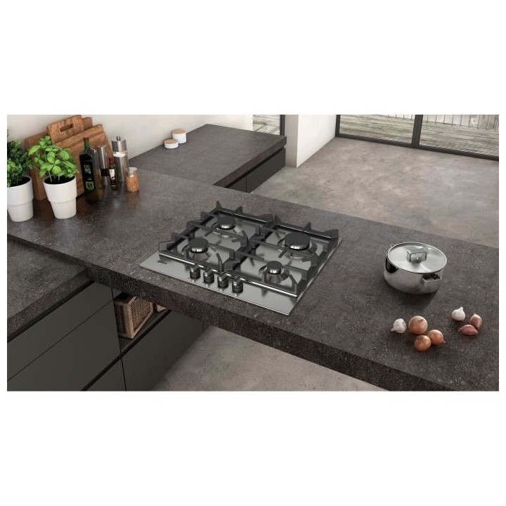 Table de cuisson au gaz NEFF - 4 foyers - L58,2 x P52 cm - T26DS49N0 -