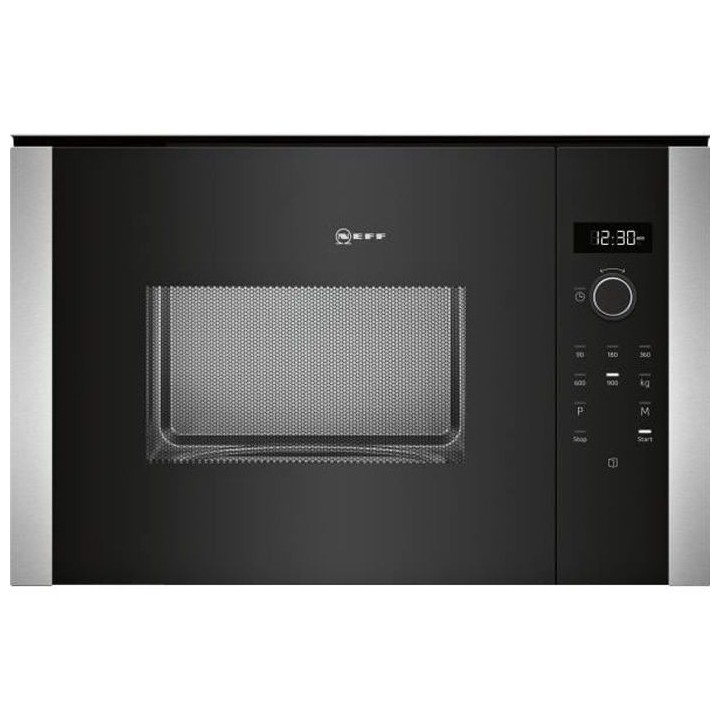 Micro-ondes encastrable - NEFF HLAWD53N0 - Noir - 25 L - Monofonction