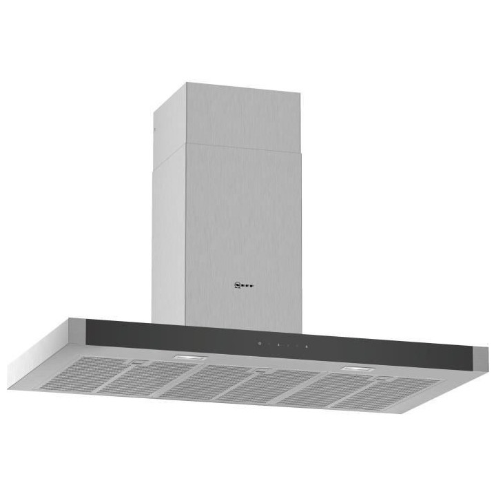 Hotte décorative murale NEFF D95BHM4N0 - L 90 cm - Inox - 739 m³/h m
