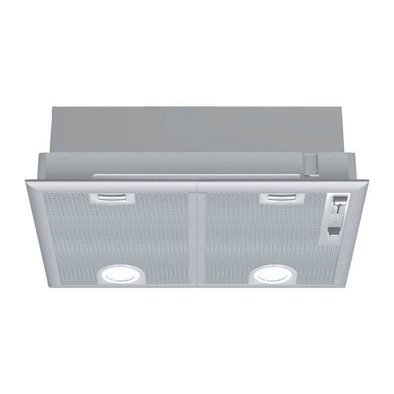 Groupe filtrant NEFF D5655X1 - Evacuation ou recyclage - 2 moteurs - 56 dB max - 618 m3 air / h - Inox