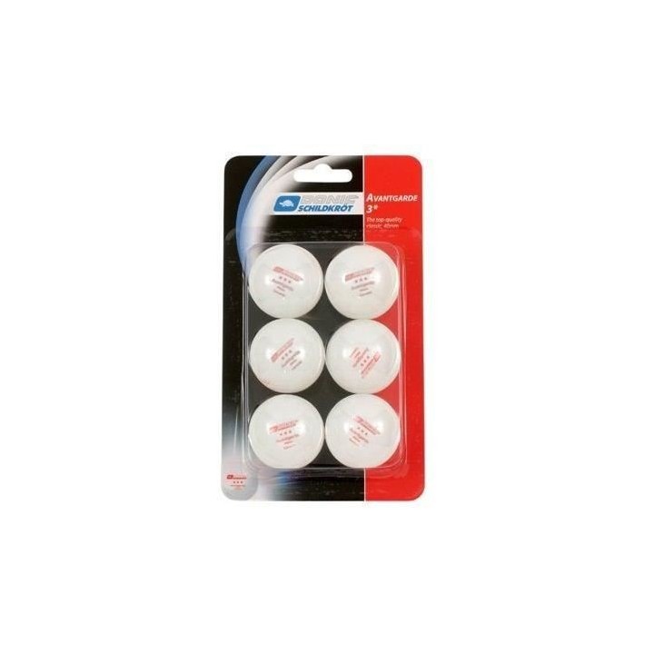 DONIC SHILDKROT lot de 6 balles de tennis de table