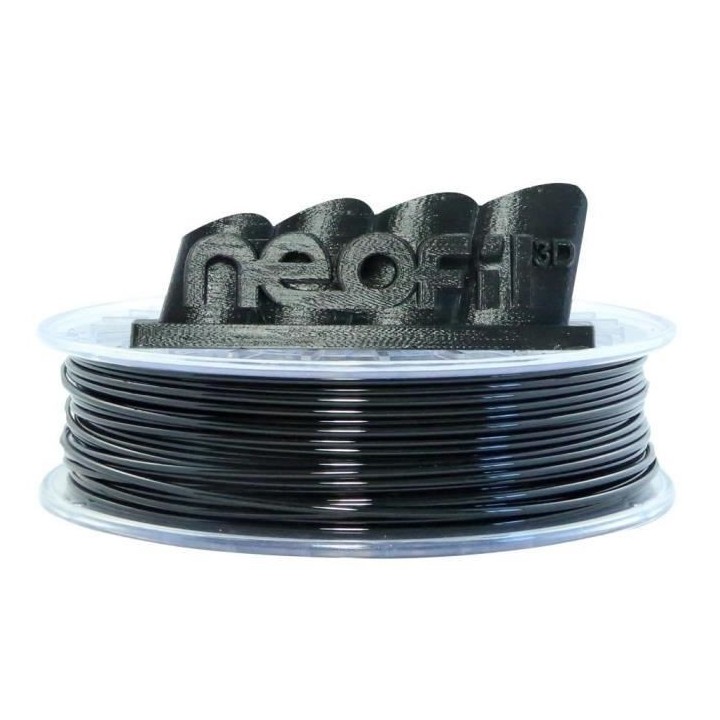 NEOFIL3D Filament pour Imprimante 3D PET-G - Noir - 1,75 mm - 750g