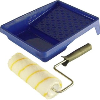 NESPOLI Lot rouleau de peinture antigoutte + bac a peinture