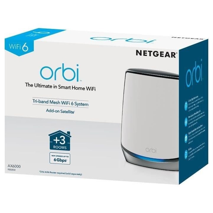 NETGEAR ORBI Satellite Wifi 6 Mesh RBS850