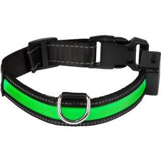 EYENIMAL Collier lumineux Light Collar USB rechargeable S - Vert - Pou