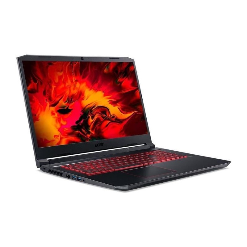 PC Portable Gaming - ACER - Nitro 5 AN517-52-53X8 - 17,3 FHD 144 Hz - Core i5-10300H - RAM 8 Go - Stockage 512 Go - GTX 1650 AZE