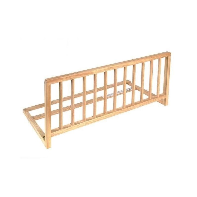 Nidalys Barriere de lit bois naturel 120 CM norme BS