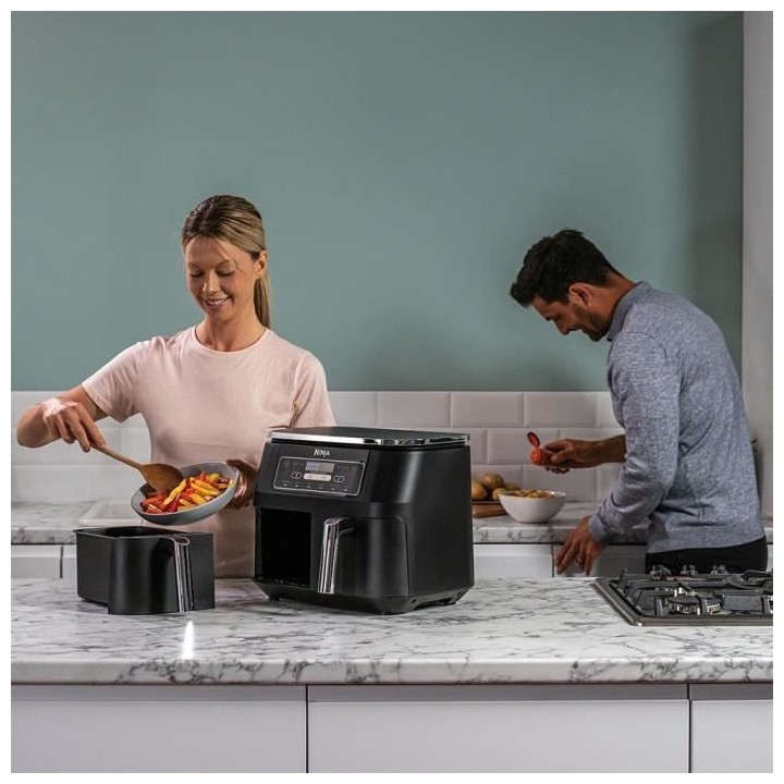 NINJA FOODI AF300EU - Friteuse sans huile Dual Zone - Fonctions Sync,