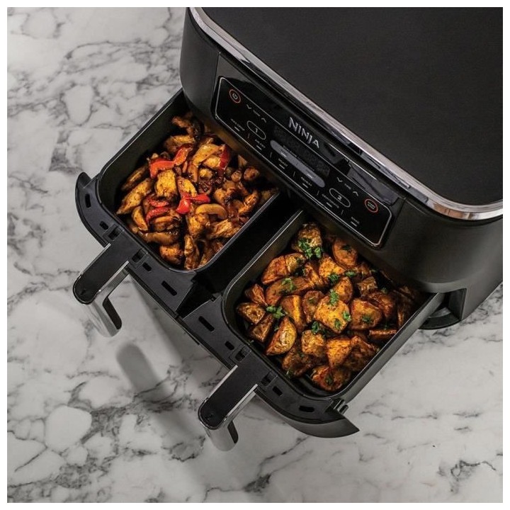 NINJA FOODI AF300EU - Friteuse sans huile Dual Zone - Fonctions Sync,