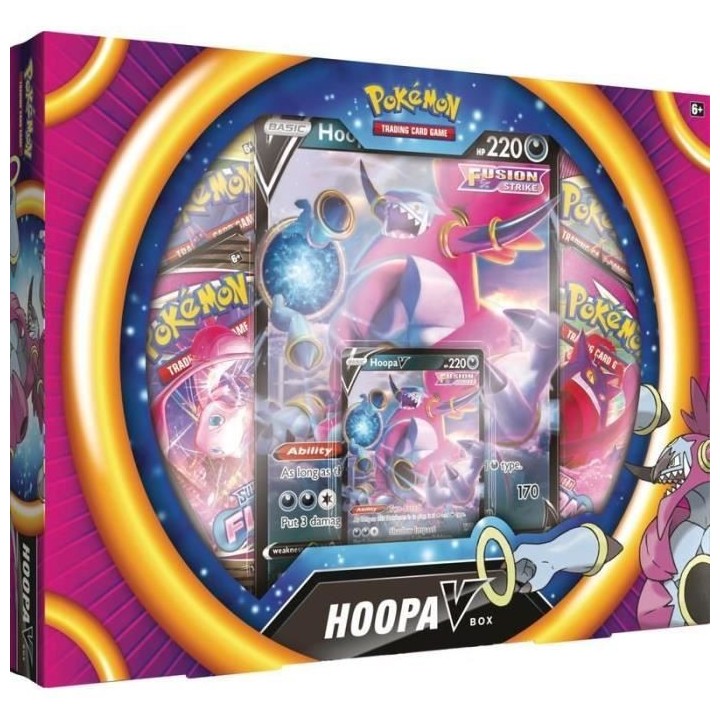 POKEMON - Coffret Hoopa V-Box - (EN - Anglais)