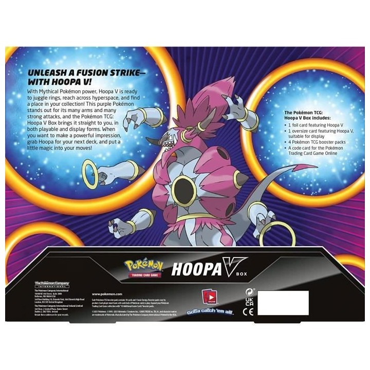 POKEMON - Coffret Hoopa V-Box - (EN - Anglais)
