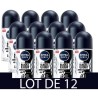 NIVEA FOR MEN Déodorant Bille Masculin Black & White - 50ml - Lot de 12