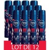 NIVEA FOR MEN Déodorant Atomiseur Masculin Dry Impact - 200ml - Lot de 12