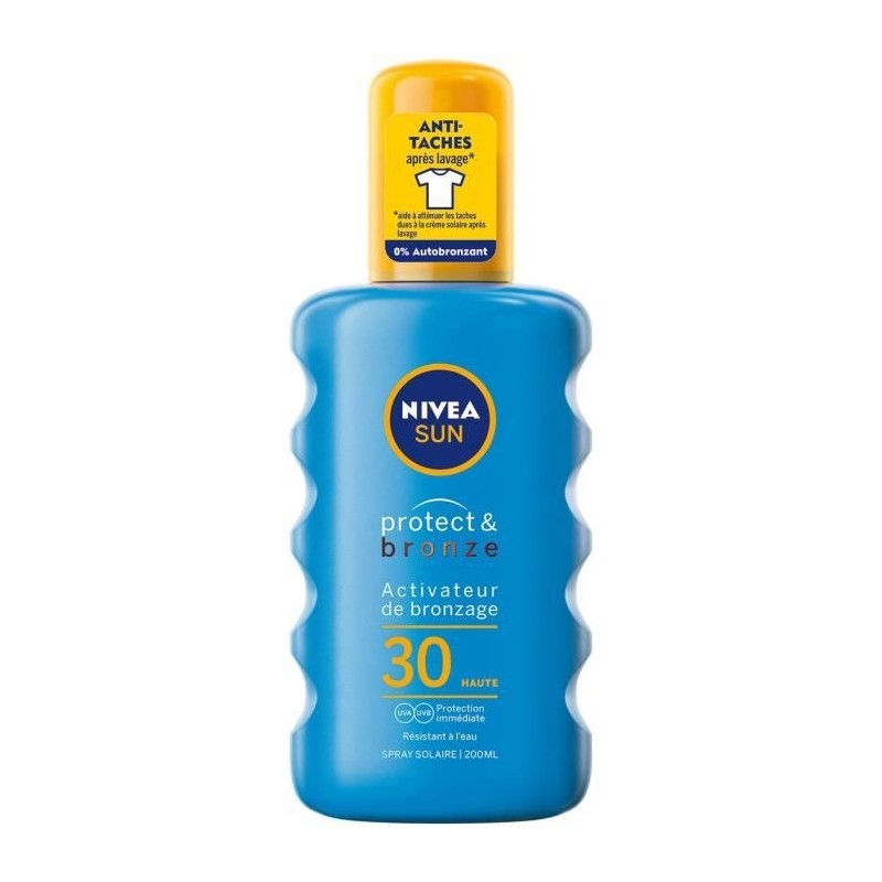 NIVEA SUN Spray Protecteur activateur de bronzage Protect & Bronze FPS 30