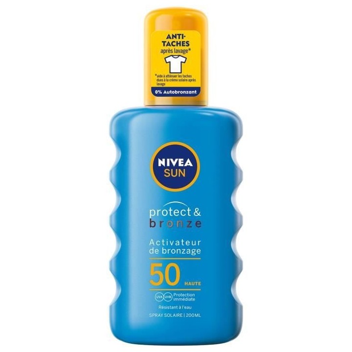 NIVEA SUN Spray Protecteur activateur de bronzage Protect & Bronze FPS