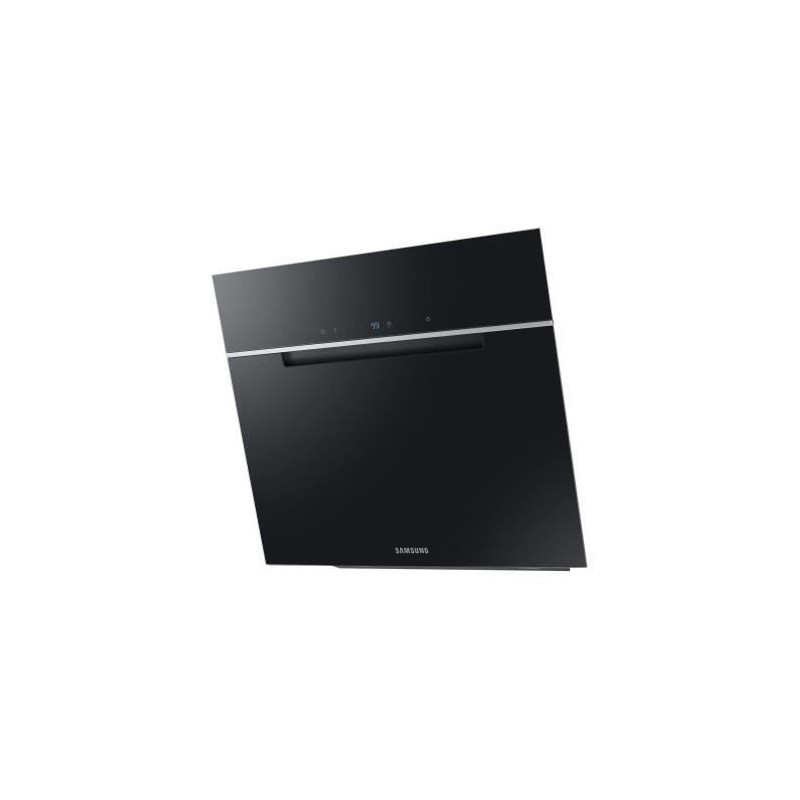 Hotte décorative murale SAMSUNG NK24M7070VB - 729 m³ air / h max - 68 dB max - 4 vitesses - L 60 cm - Noir glossy