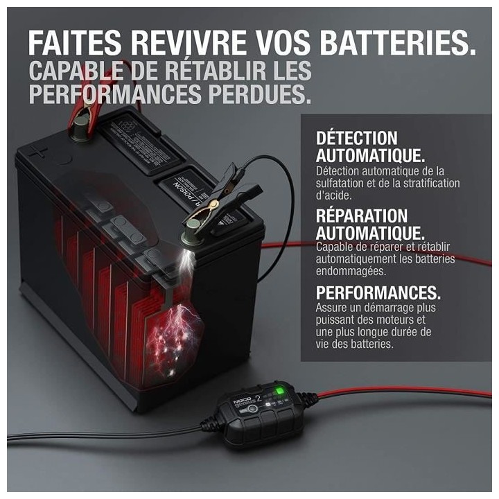 Noco - Genius Chargeur de Batterie 2EU 2A