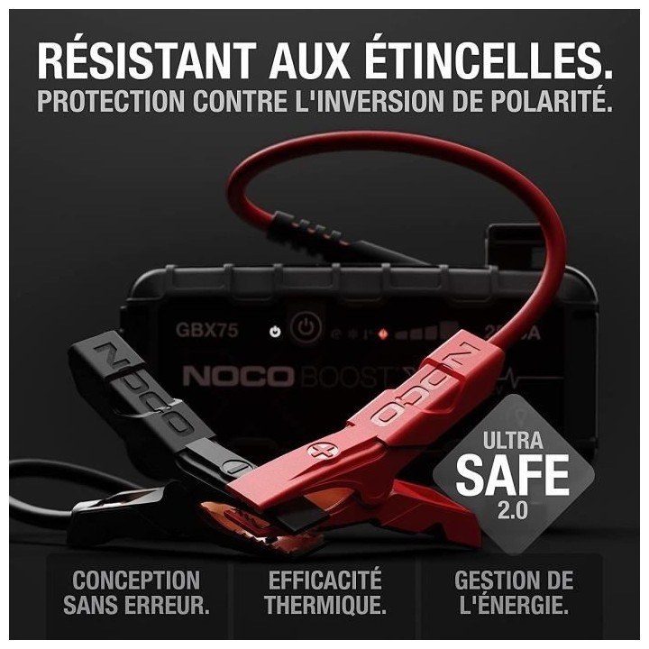 Noco - Boost X Lithium aide au démarrage GBX75 2500A