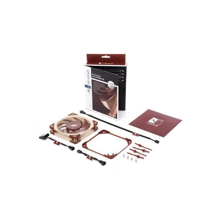 NOCTUA Ventilateur série A NF-A12 x 25 PWM avec canalisateurs de flux
