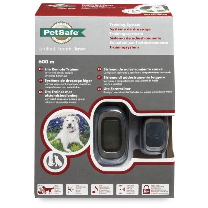 PetSafe - Systeme de Dressage Léger pour Chien 600 m a Stimulation Do