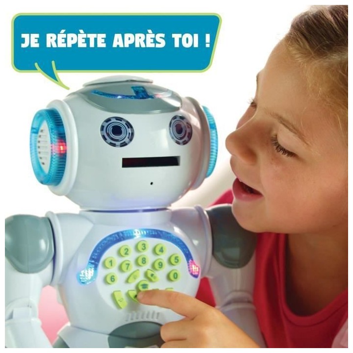 POWERMAN MAX - Mon Robot Ludo-Éducatif avec Fabrique a Histoires et T