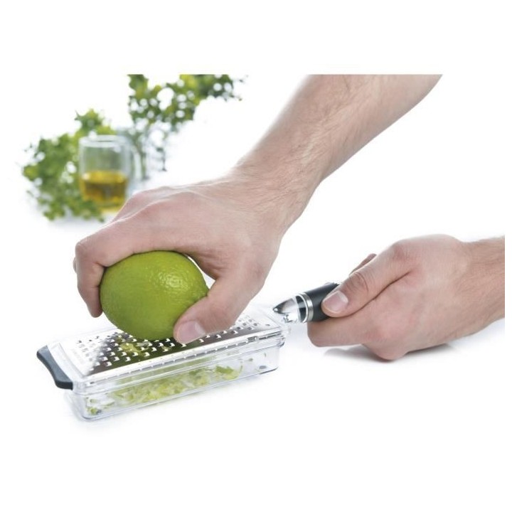 MASTRAD F21952 Lot de 2 rapes - 1 zesteur + 1 double lame