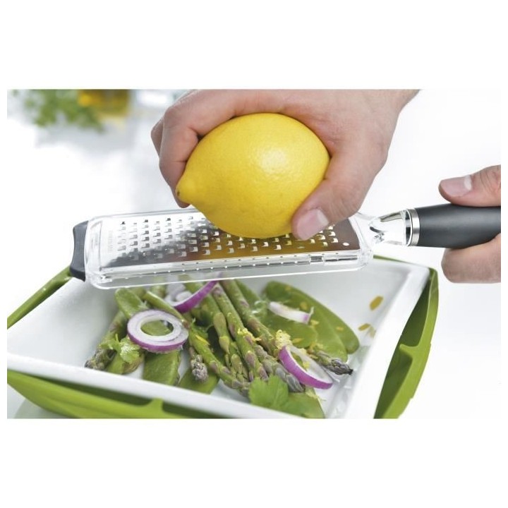 MASTRAD F21952 Lot de 2 rapes - 1 zesteur + 1 double lame