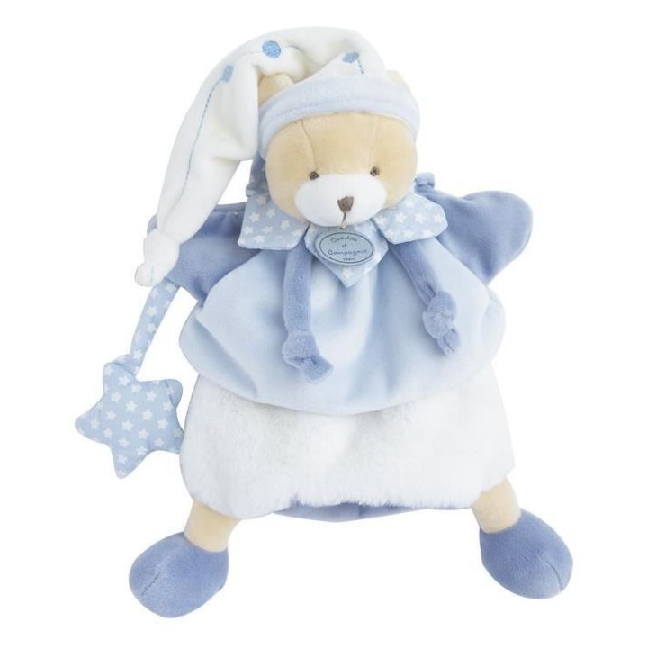 DOUDOU ET COMPAGNIE Cerise et Petit Chou - Marionnette Ours Petit Chou