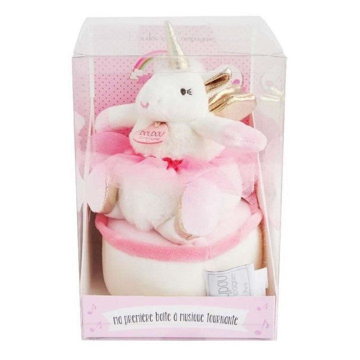 DOUDOU ET COMPAGNIE Lucie la licorne - Boîte a musique