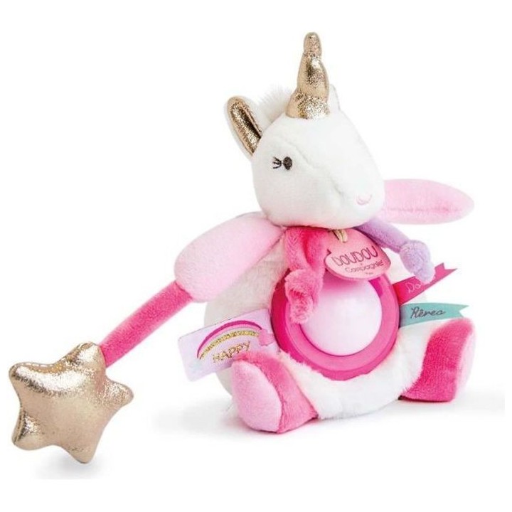 DOUDOU ET COMPAGNIE Lucie la licorne - Veilleuse