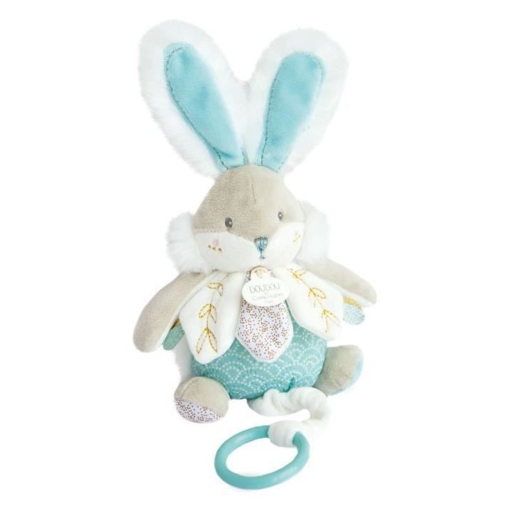 DOUDOU ET COMPAGNIE Lapin de sucre - Boîte a musique Amande