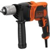 Perceuse a percussion filaire 850W BLACK+DECKER - 54 400 cps/min (Livrée avec guide de profondeur + poignée latérale) - BEH85