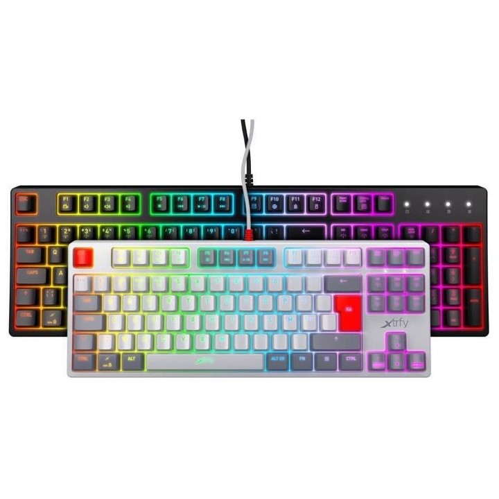 XTRFY Clavier esport K4 TKL Xtrfy - Retro - AZERTY