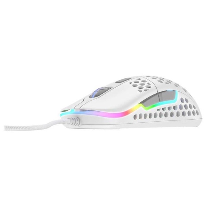 Souris Gaming Filaire - XTRFY - M42 - Ultra légere - Blanc (M42-RGB-W