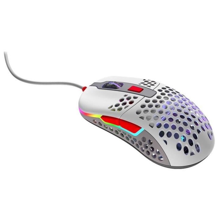 Souris Gaming Filaire - XTRFY - M42 Retro - Ultra légere - Blanche (M