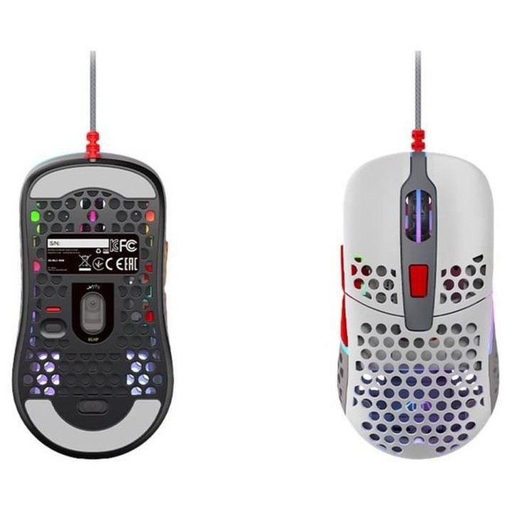 Souris Gaming Filaire - XTRFY - M42 Retro - Ultra légere - Blanche (M