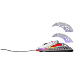 Souris Gaming Filaire - XTRFY - M42 Retro - Ultra légere - Blanche (M42-RGB-RETRO)