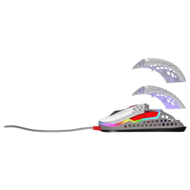 Souris Gaming Filaire - XTRFY - M42 Retro - Ultra légere - Blanche (M