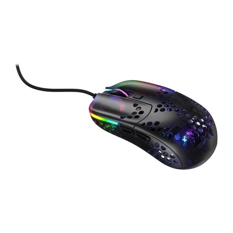 Souris Gaming Filaire - XTRFY - MZ1 Zy's Rail - Noire (MZ1-RGB-BLACK-TP)