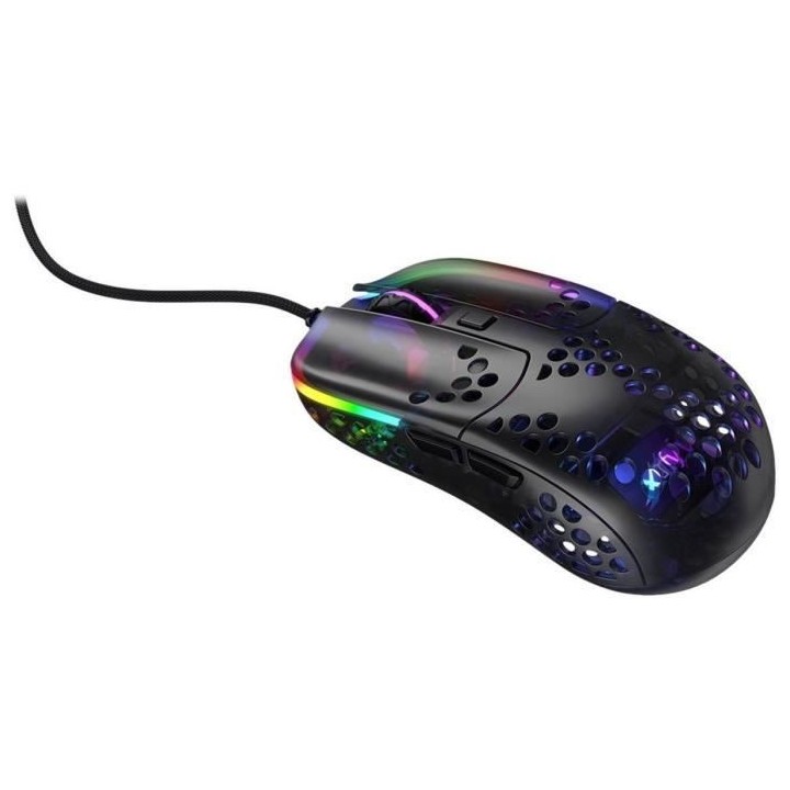 Souris Gaming Filaire - XTRFY - MZ1 Zy's Rail - Noire (MZ1-RGB-BLACK-T