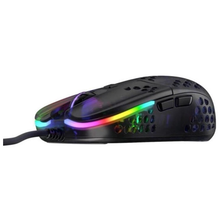 Souris Gaming Filaire - XTRFY - MZ1 Zy's Rail - Noire (MZ1-RGB-BLACK-T