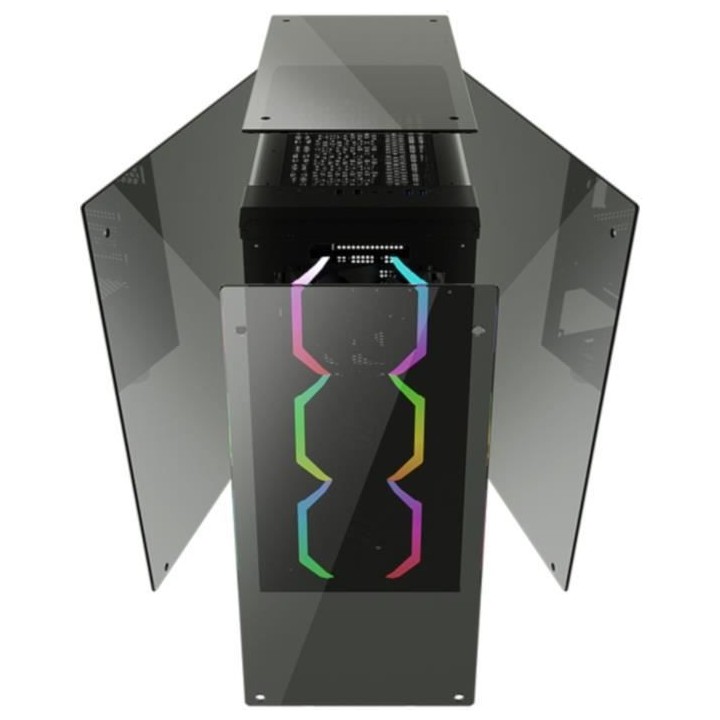 ABKONCORE T350M - Boitier sans alimentation - Mini tour - Format M-ATX