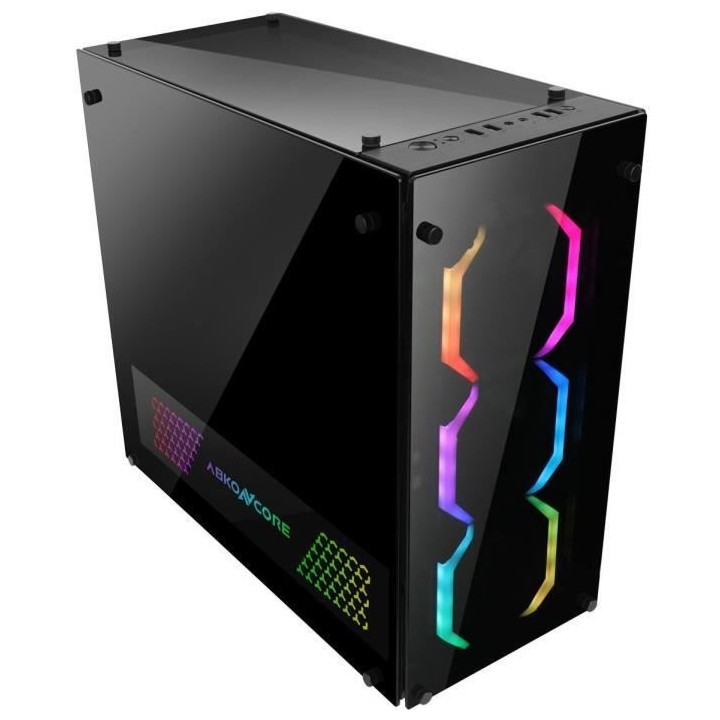 ABKONCORE T350M - Boitier sans alimentation - Mini tour - Format M-ATX