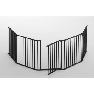 NORDLINGERPRO Barriere Pare feu pliable avec portillon – protection