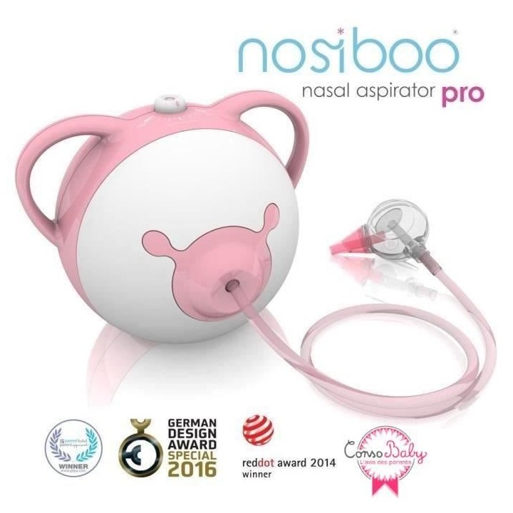 NOSIBOO Pro Mouche bébé électrique - Rose
