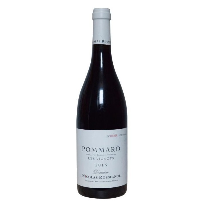 Nicolas Rossignol 2016 Pommard Les Vignots - Vin rouge de Bourgogne 20
