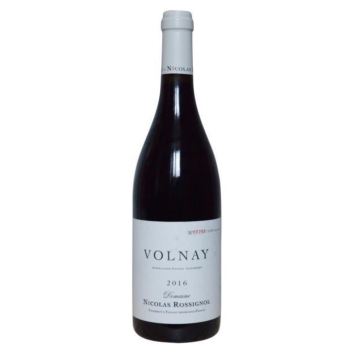 Nicolas Rossignol 2016 Volnay - Vin rouge de Bourgogne