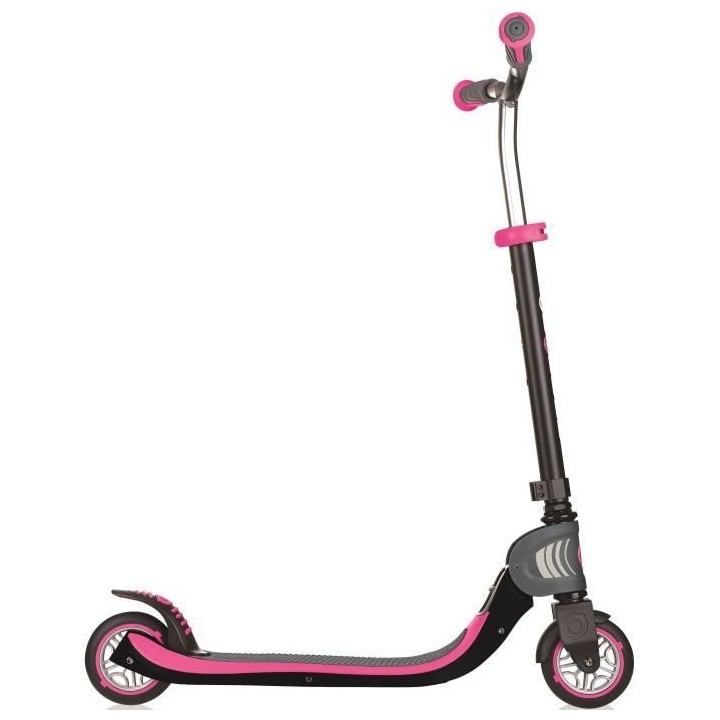 GLOBBER Trottinette Flow 125 Foldable - Enfant fille - Noir et rose
