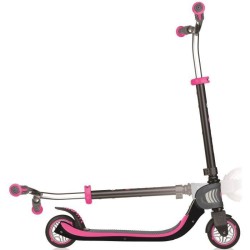 GLOBBER Trottinette Flow 125 Foldable - Enfant fille - Noir et rose