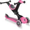 GLOBBER Trottinette convertible Go Up Deluxe - Rose